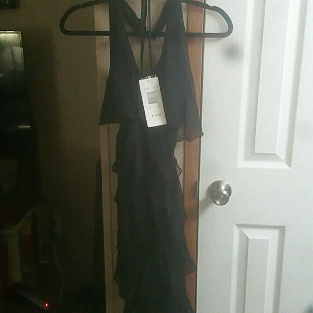 Black cocktail dress